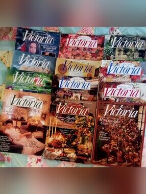 Vintage Victoria Magazines 1993 Complete Year 12 Issues